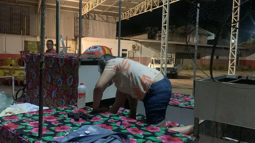 Construção das alegorias